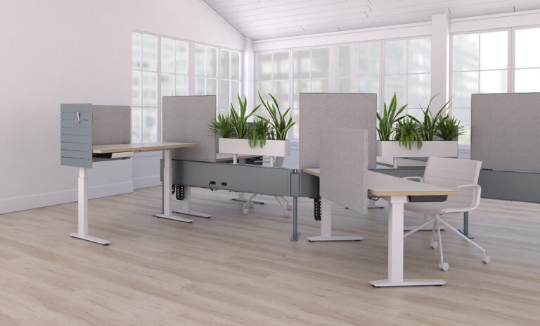 Essential Desk + Edison Junior Rail