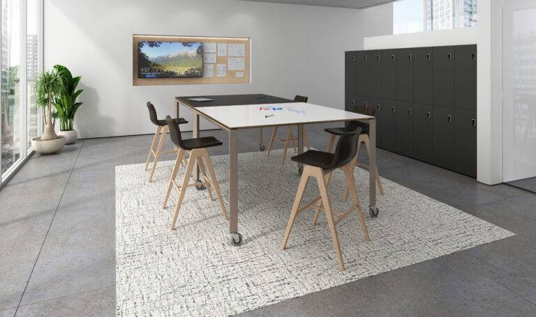Miro Meeting Tables + Zo Lockers