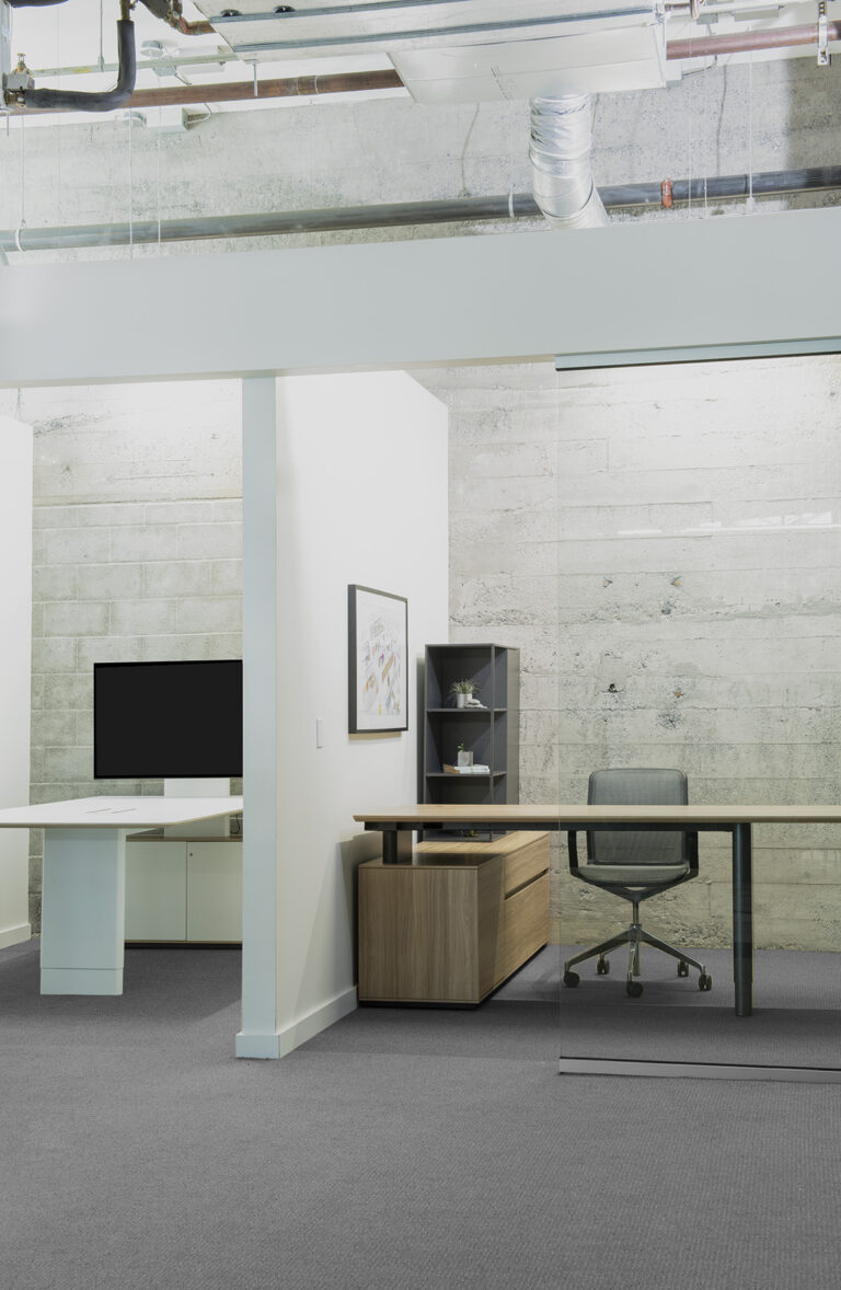 Tia Team Table and Tia Private Office
